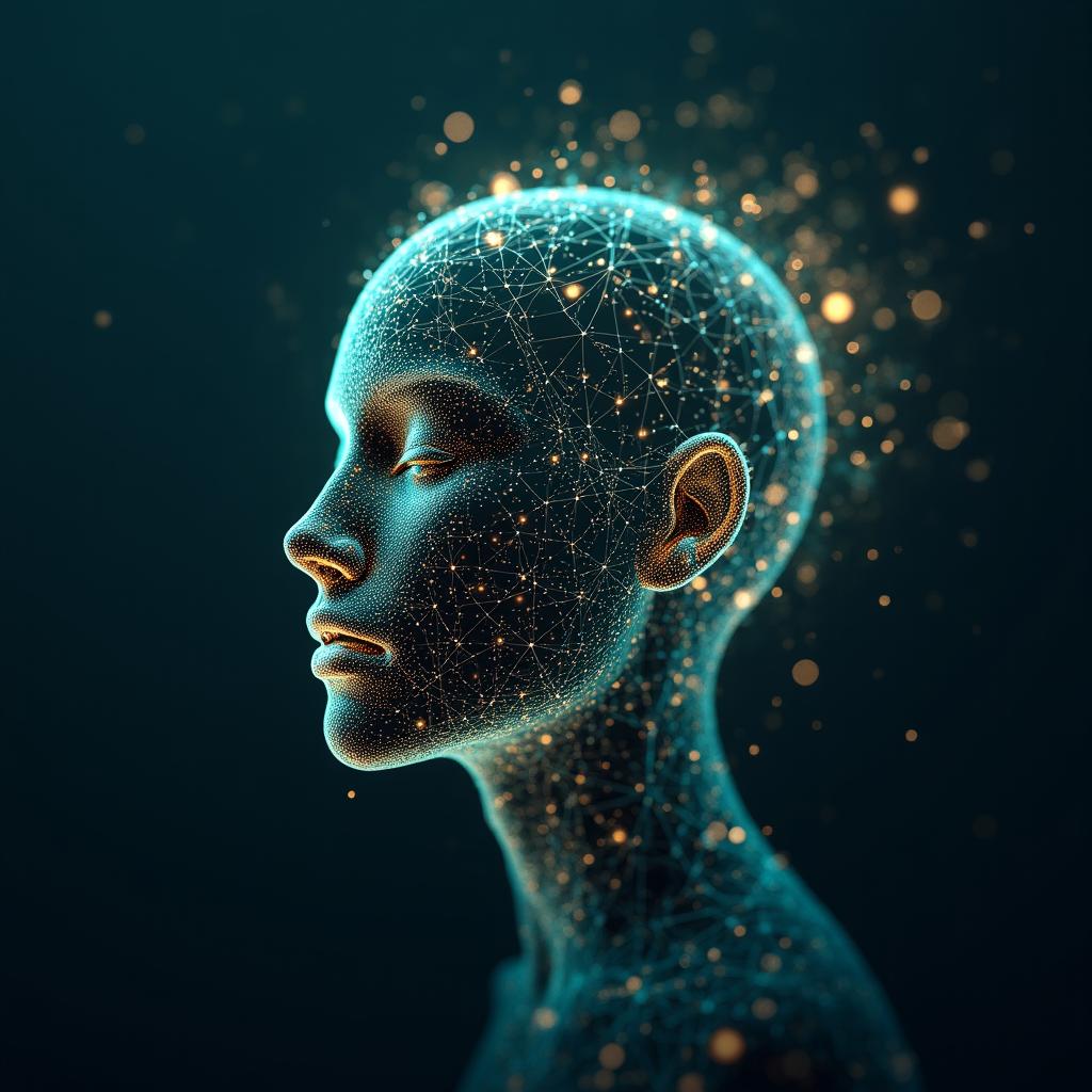 Abstract visualization of mathematical structures representing human networks